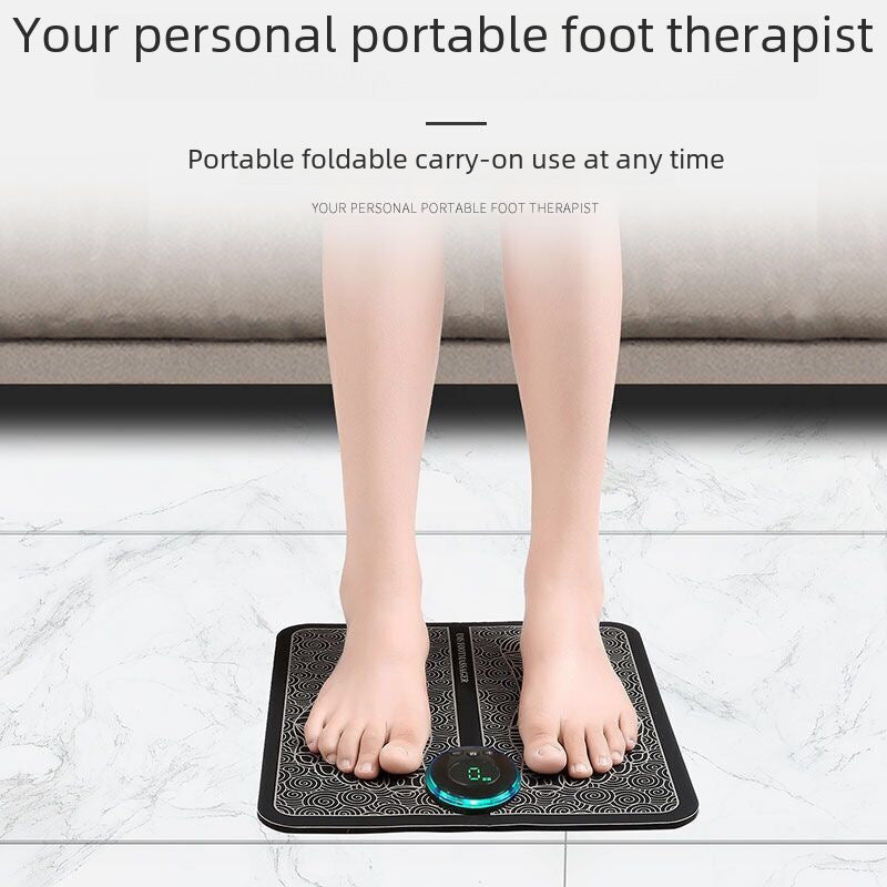 EMS Foot Massager - USB Rechargeable Acupressure Massage Pad | Bombom