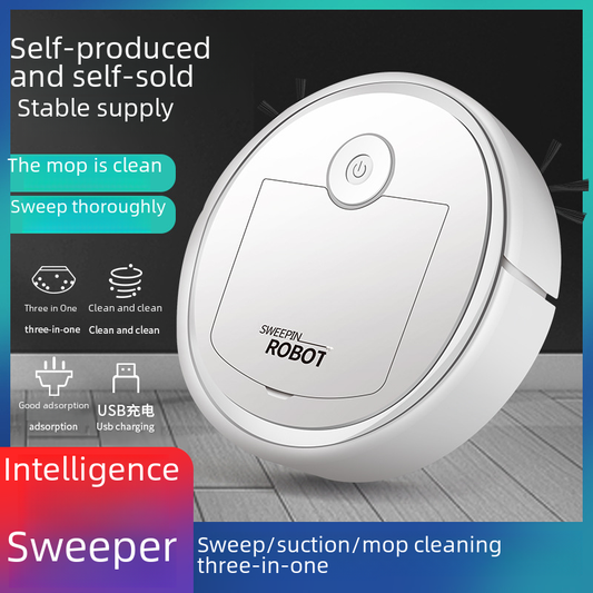 Robot Vacuum Cleaner USB Rechargeable Smart Mopping Machine
