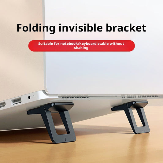 Laptop Stand Invisible Height, Mini Slim Tablet, Convenient Foldable Tablet, Raised Heat Rack