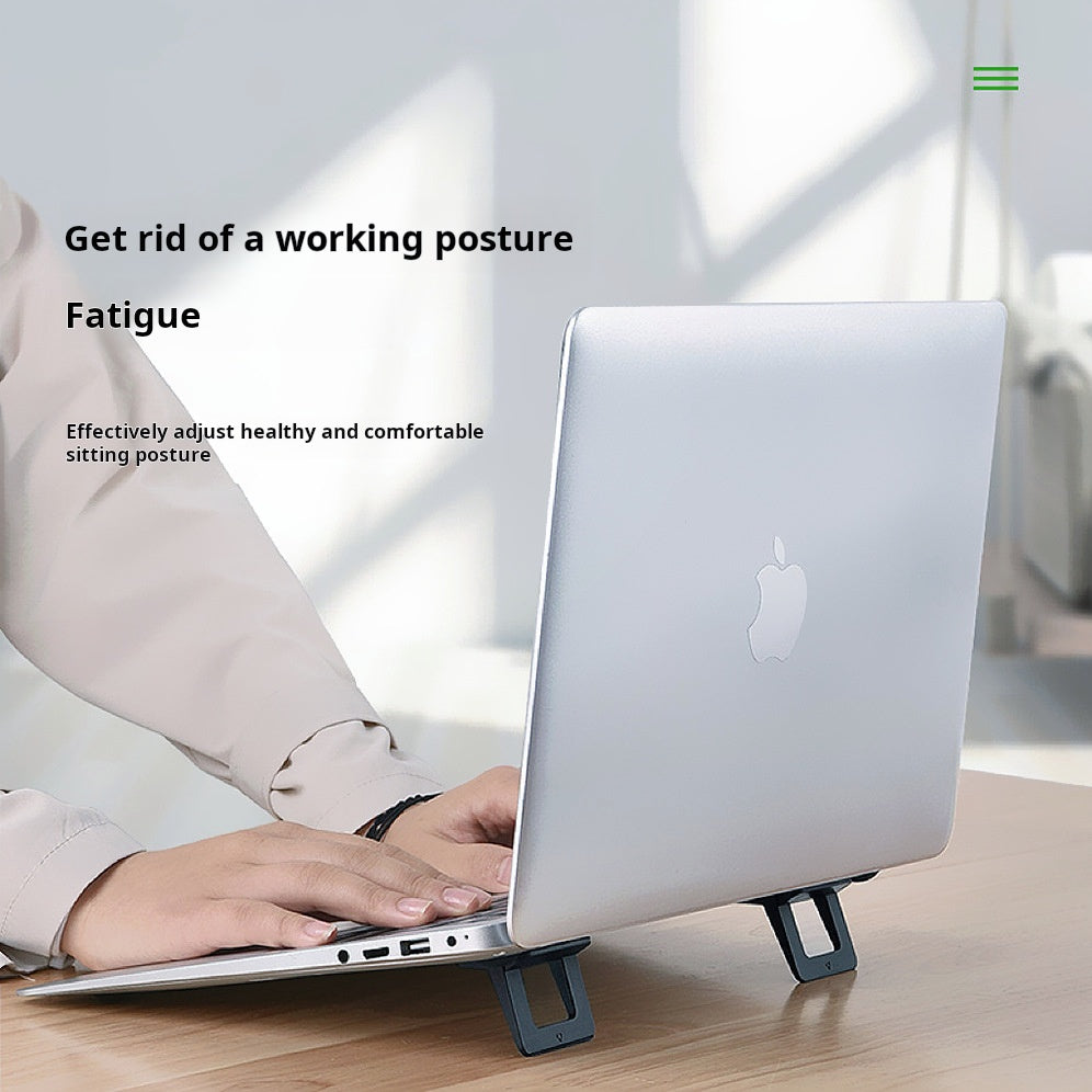 Laptop Stand Invisible Height, Mini Slim Tablet, Convenient Foldable Tablet, Raised Heat Rack