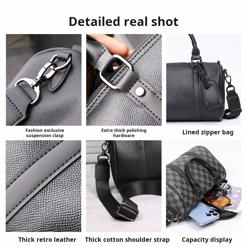 Stylish Korean Men's Crossbody Shoulder Bag, Compact Sling for Daily Streetwear